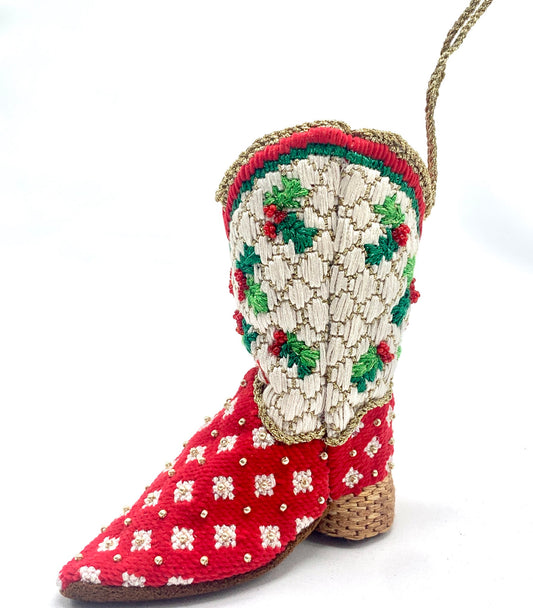 Holly Berry 3D Cowboy Boot