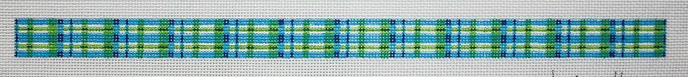 Blue & Green Madras Sunglass strap