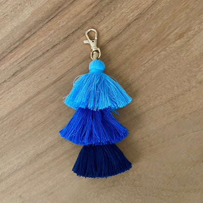 3 Tiered Ombre Tassel Key Chain