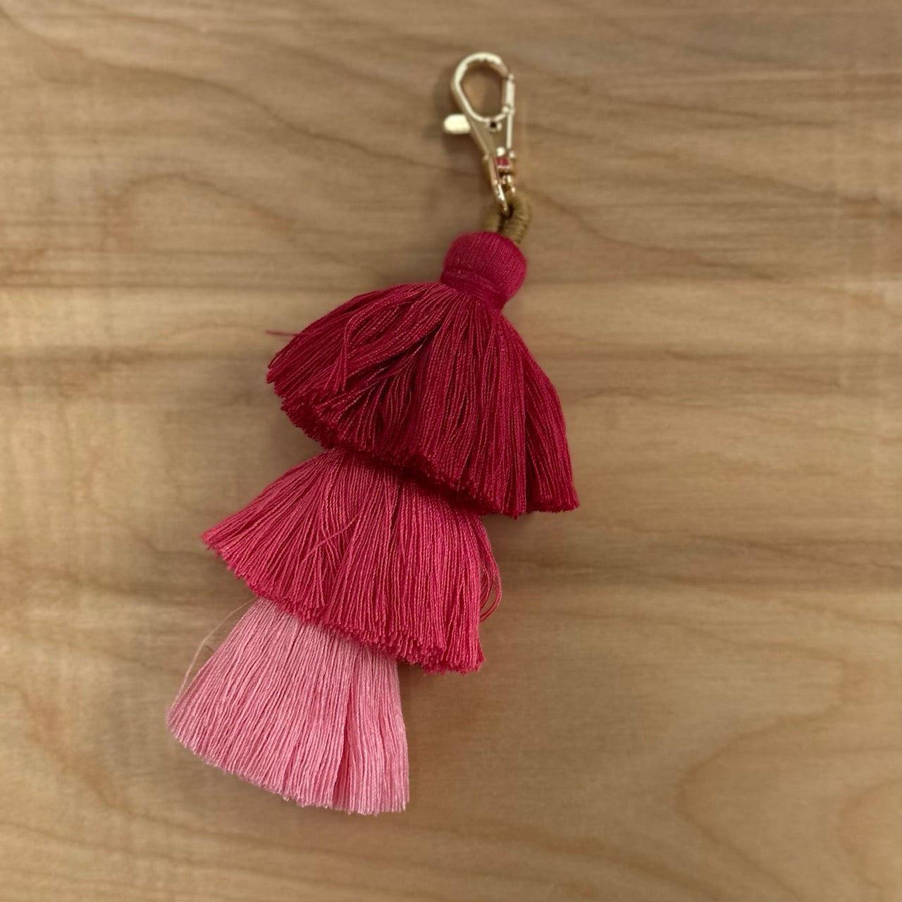 3 Tiered Ombre Tassel Key Chain