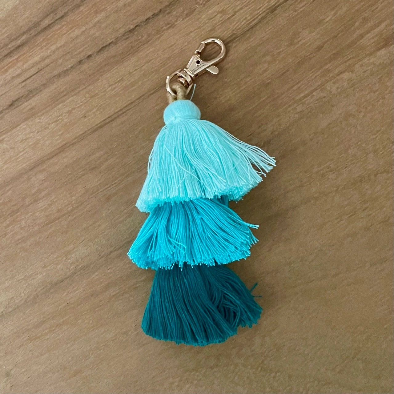 3 Tiered Ombre Tassel Key Chain