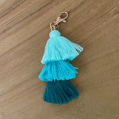 3 Tiered Ombre Tassel Key Chain