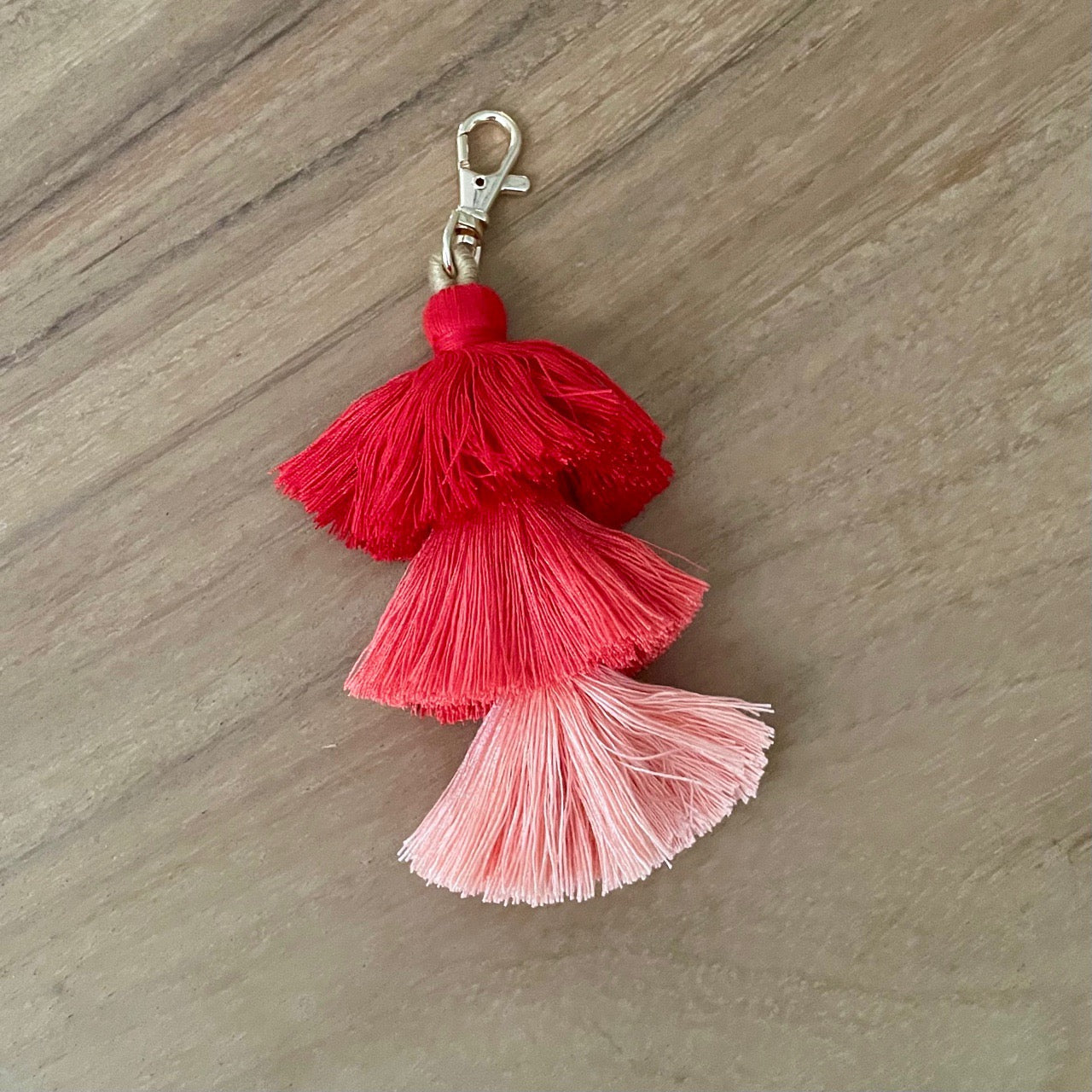 3 Tiered Ombre Tassel Key Chain