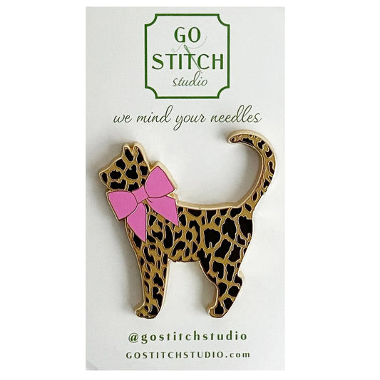 Leopard Kitty Needle Minder