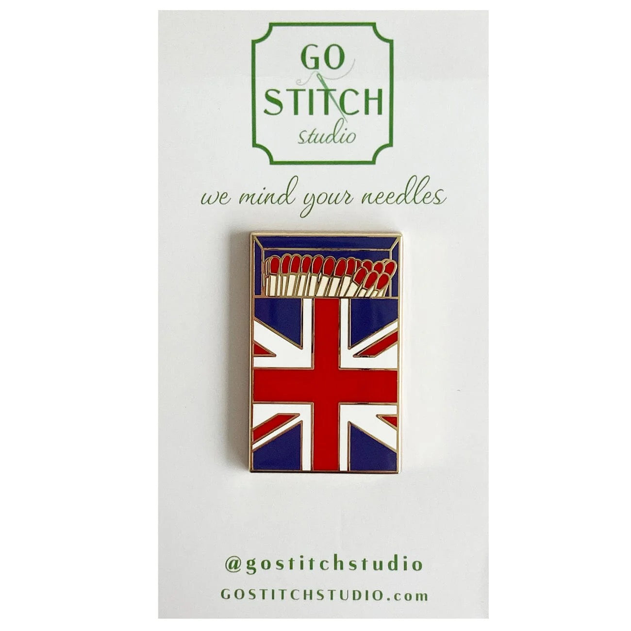 British Flag Red & Blue Needle Minder