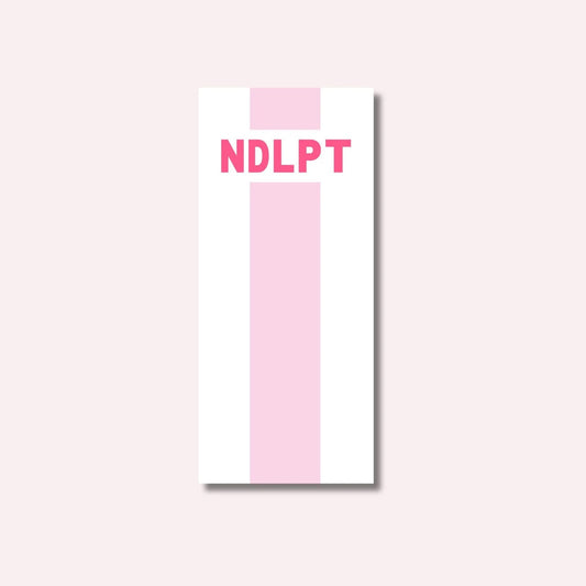 NDLPT Stripe Notepad