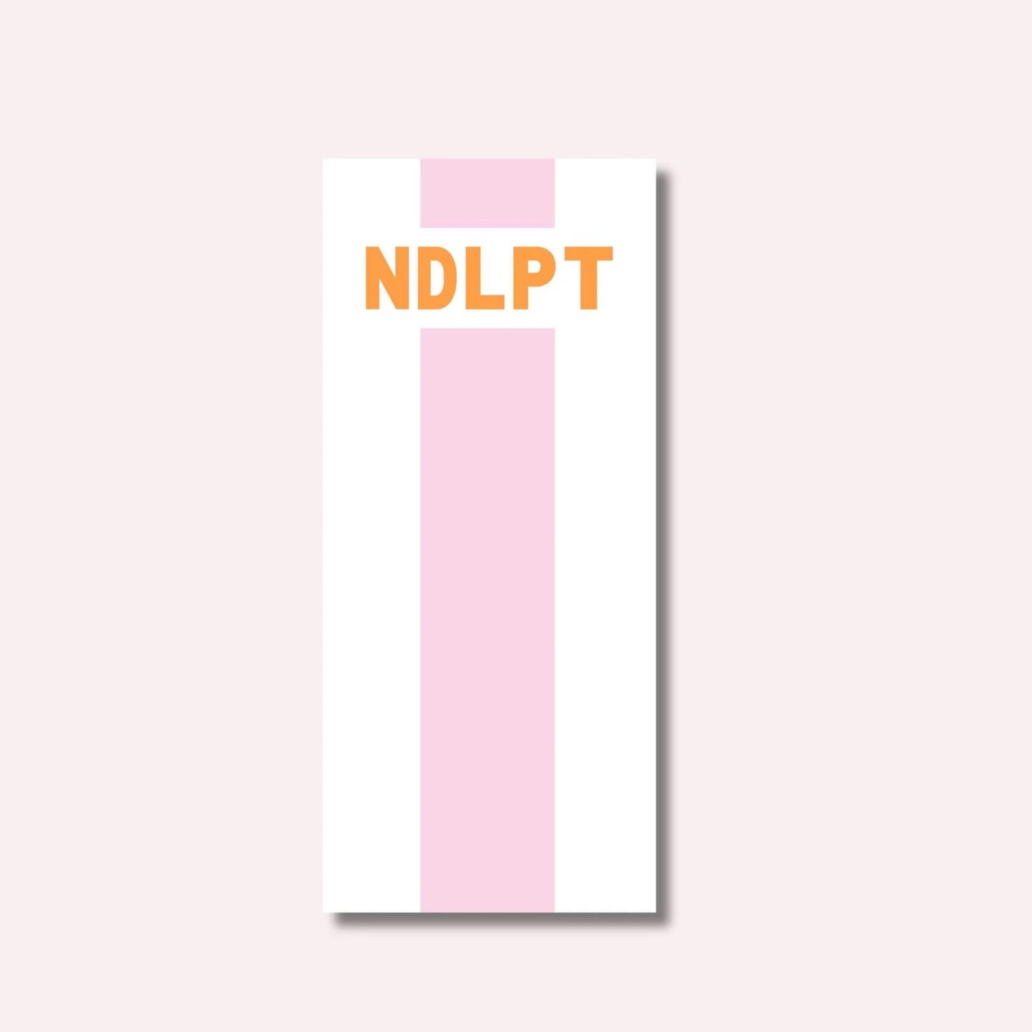 NDLPT Stripe Notepad