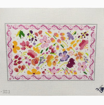 Peppy Floral Clutch