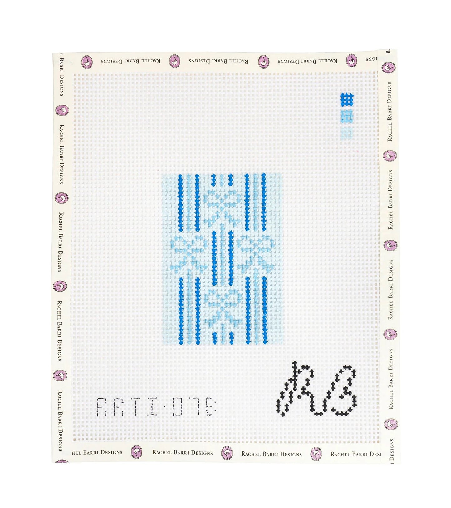 Striped Bow (Blue)