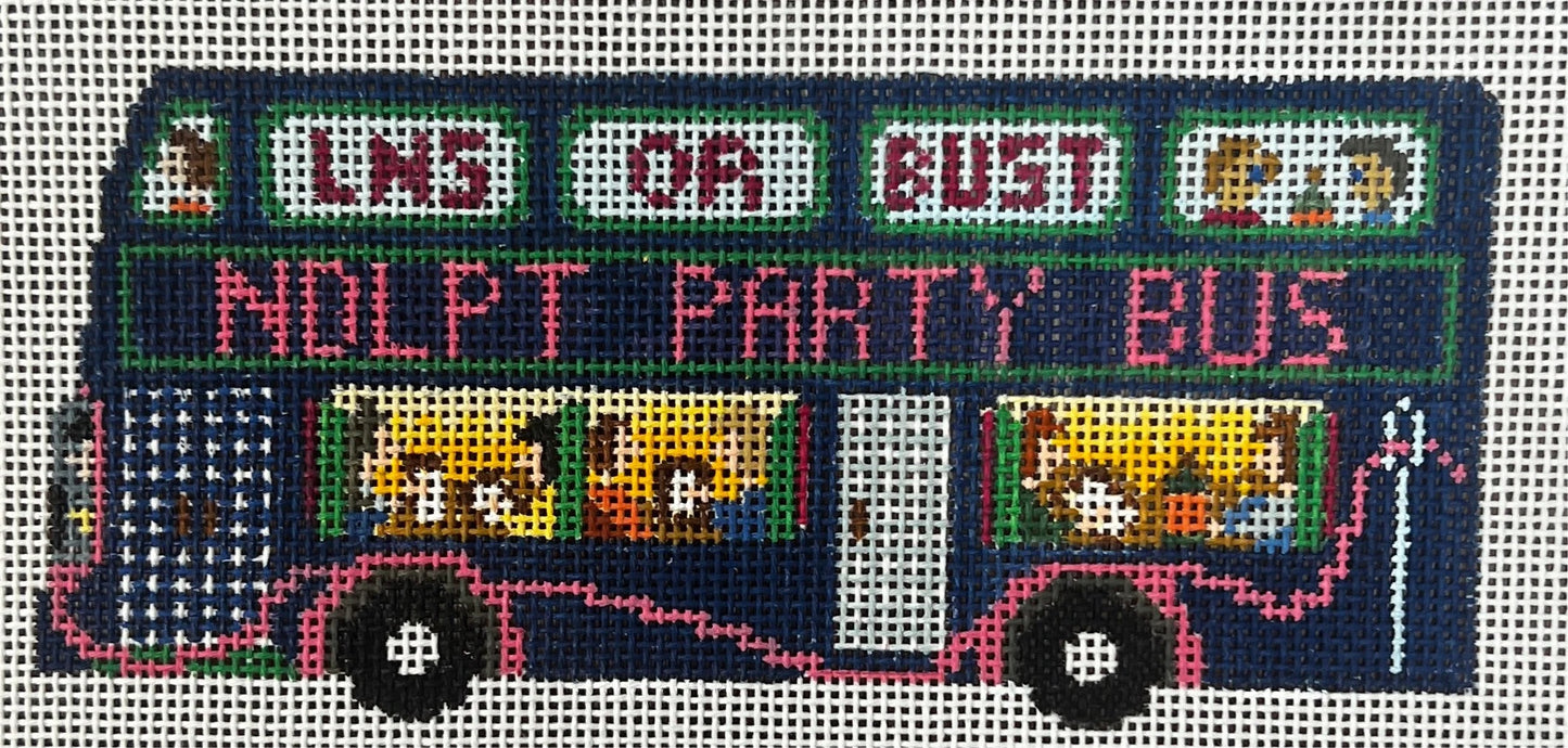 Needlepoint Party Bus