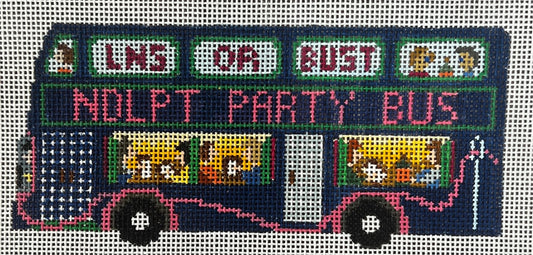 Needlepoint Party Bus
