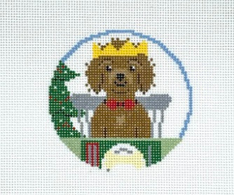 Puppy's Seat at the Christmas Table