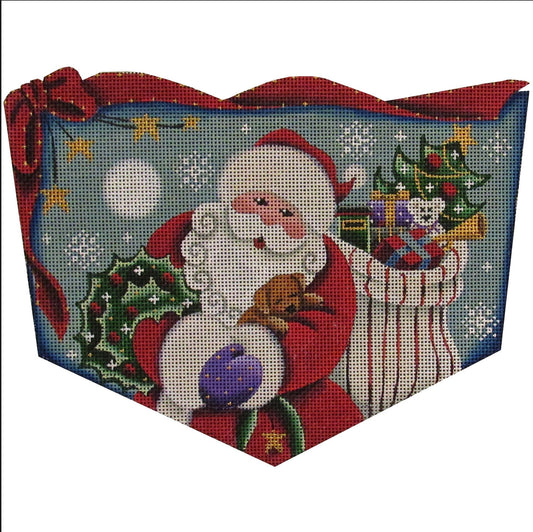 Santa Puppy Stocking Cuff