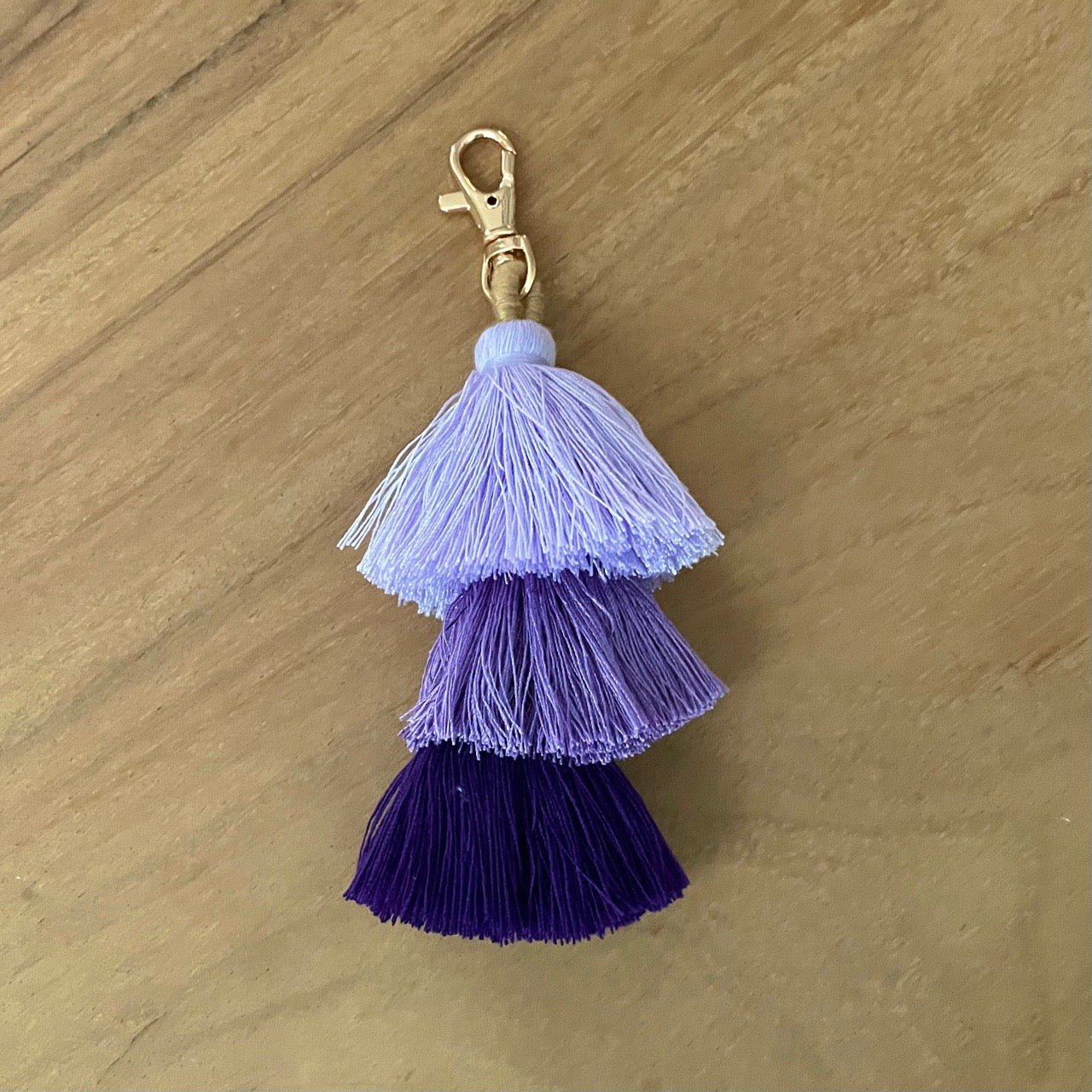 3 Tiered Ombre Tassel Key Chain