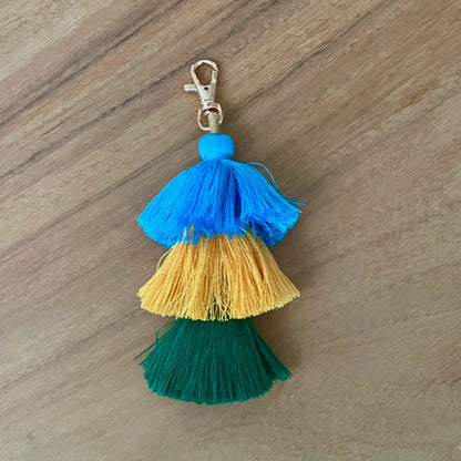 3 Tiered Ombre Tassel Key Chain