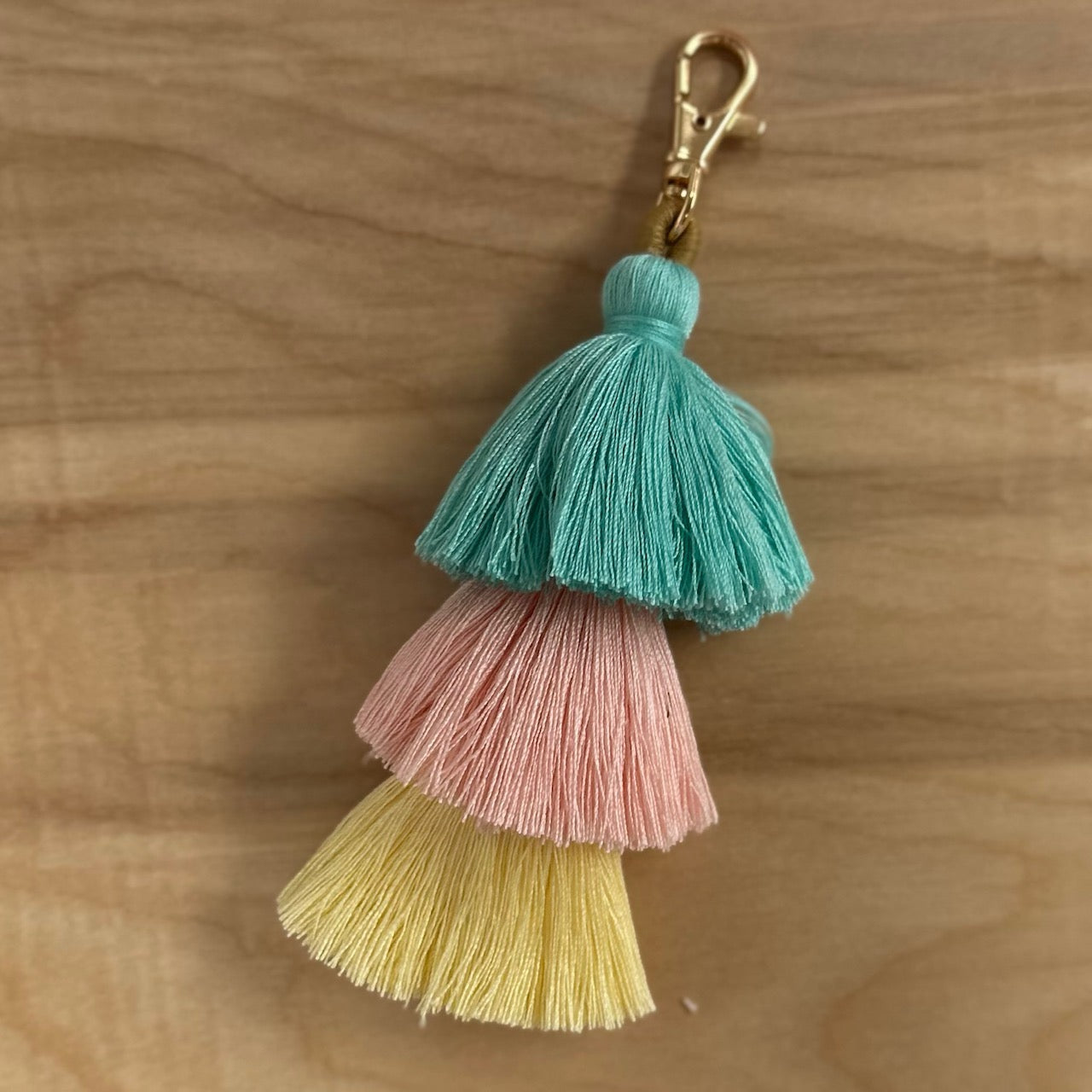 3 Tiered Ombre Tassel Key Chain