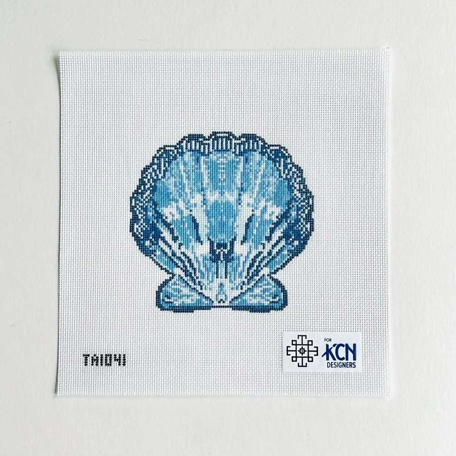 Scallop Ornament (Blue)