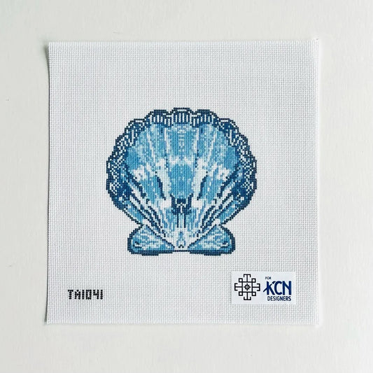 Scallop Ornament (Blue)