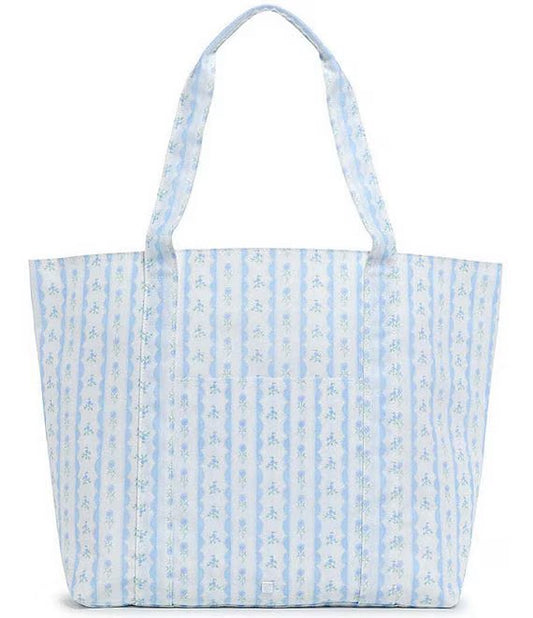 Jumbo Totoe- Ribbon Floral Blue