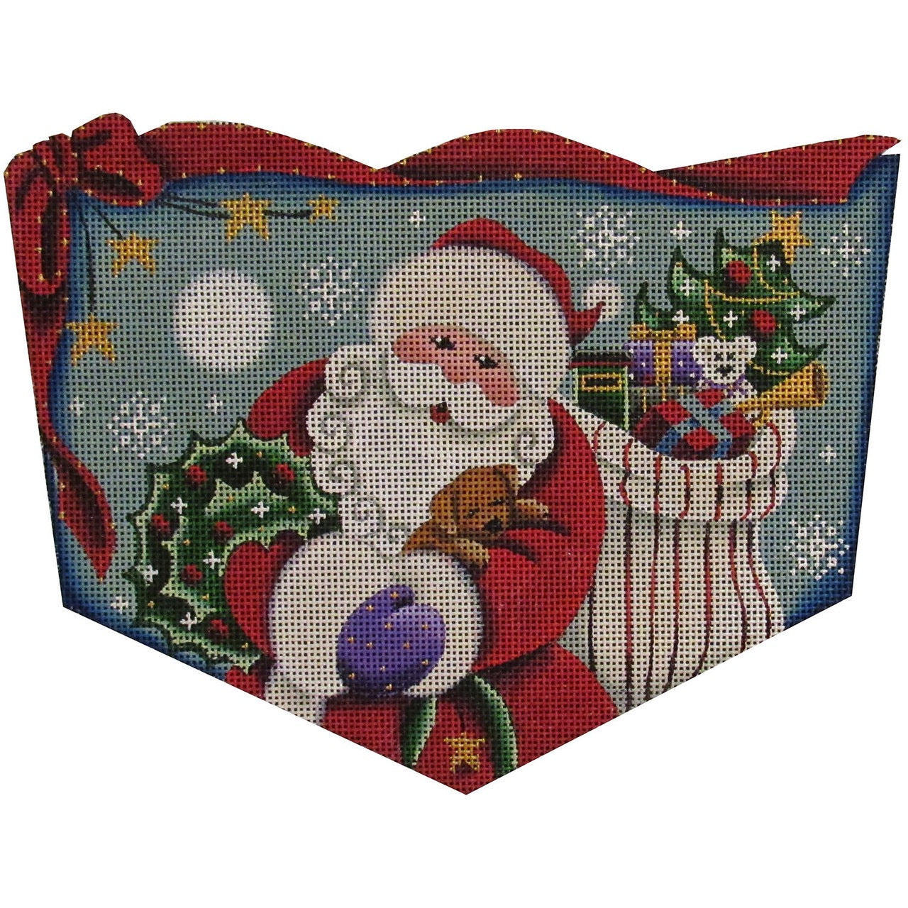 Santa's Puppy Stocking Cuff