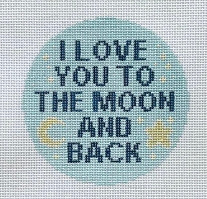 I Love You To Moon And Back Round
