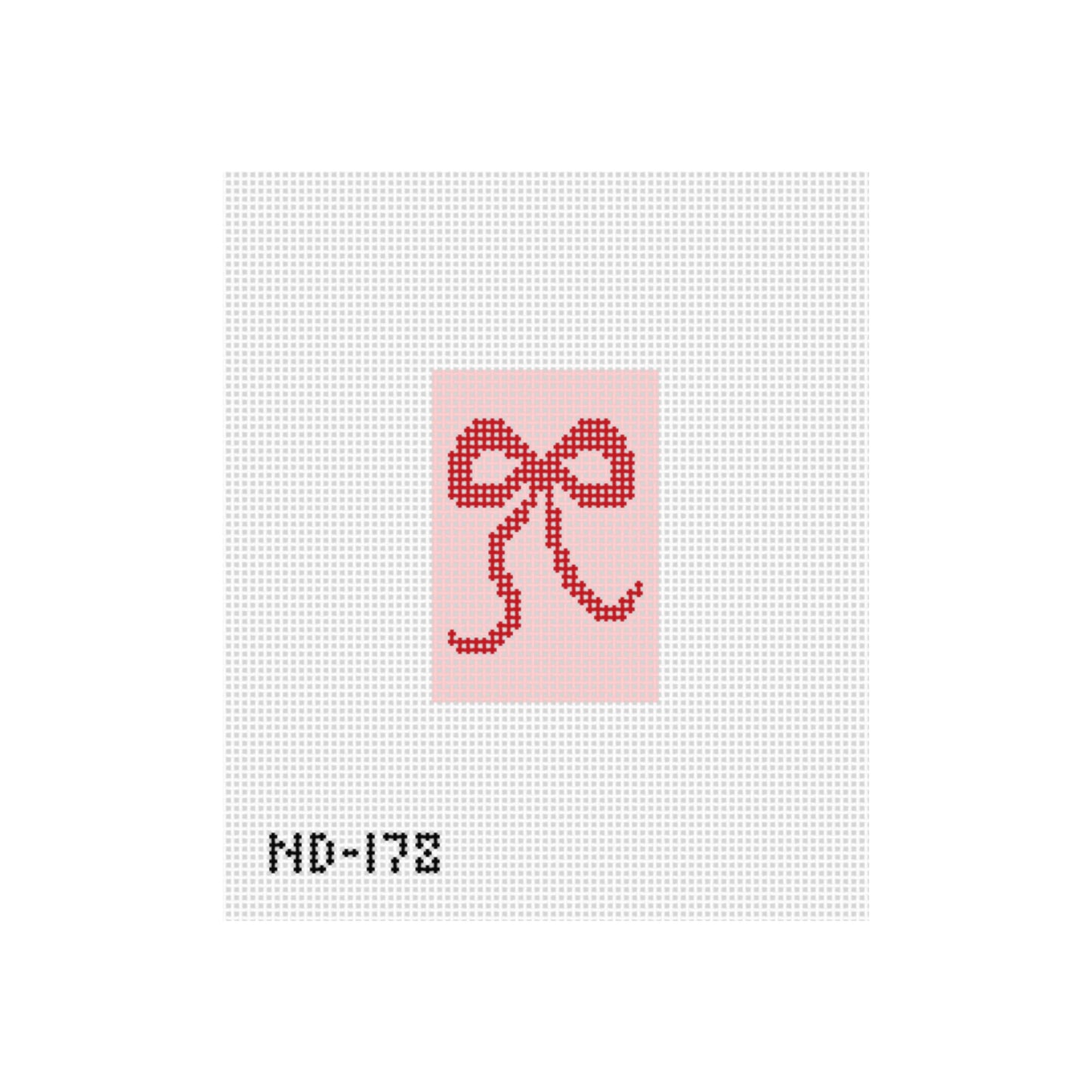 PINK AND RED BOW LUGGAGE TAG