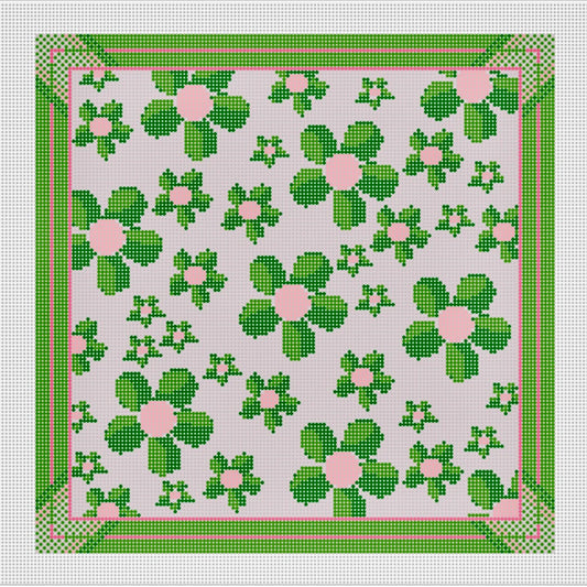 Flower Power Pink & Green