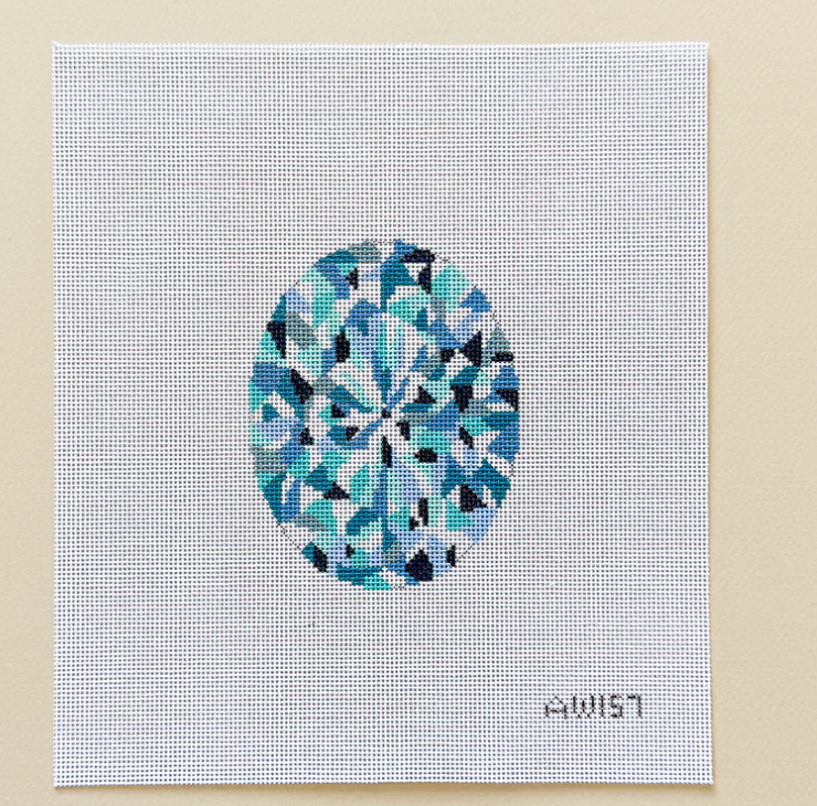 Oval Cut Diamond Canvas