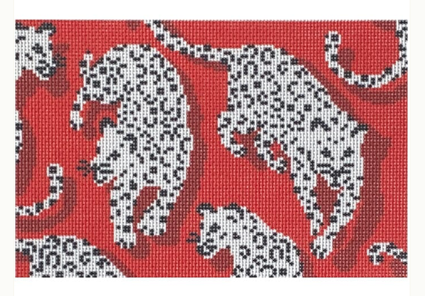Leopard Clutch - Red