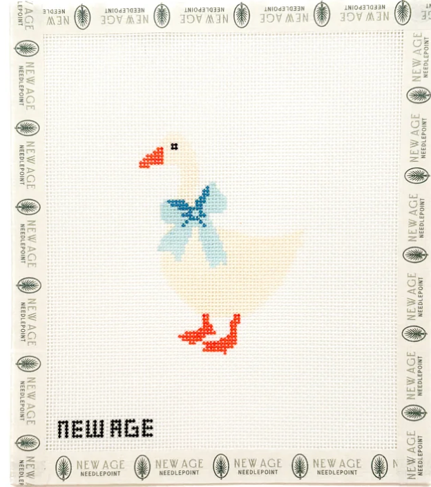 Blue Baby Goose Canvas