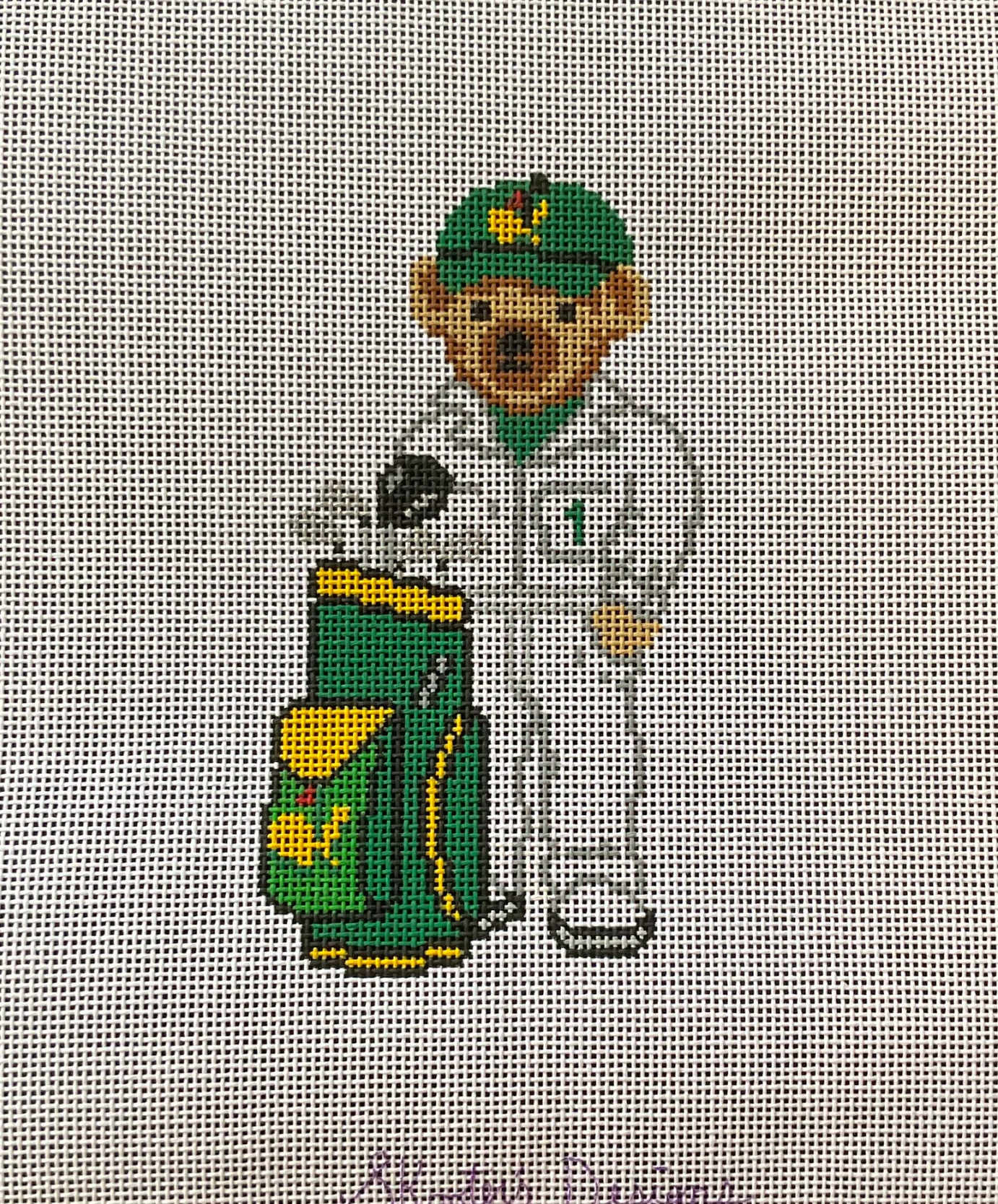 Golf Caddie Bear