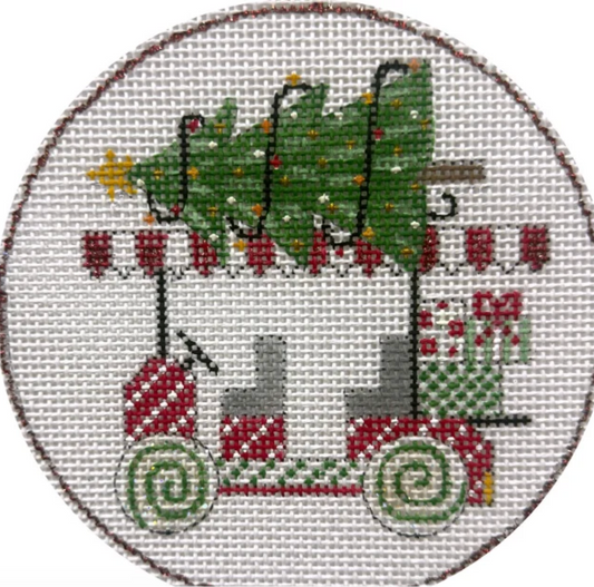 Christmas Golf Cart