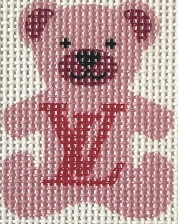 LV Bear Charm - Pink