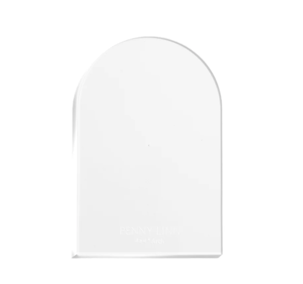 Acrylic Stencil 5" Stand Up Arch