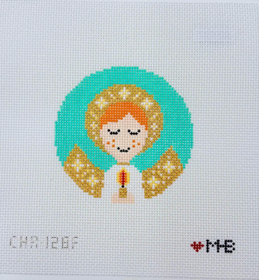 Redhead Angel Boy- Round