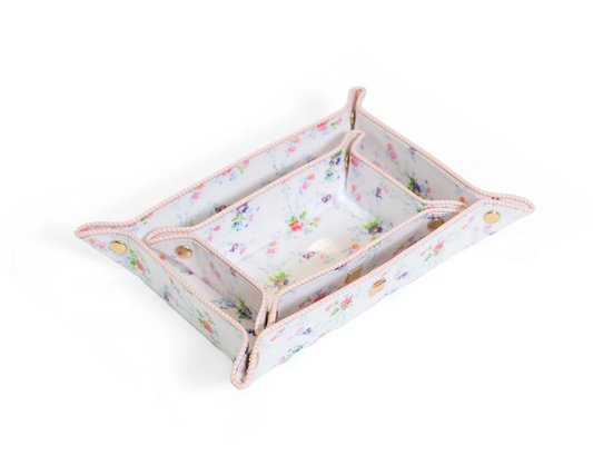Multi Floral Tray Set