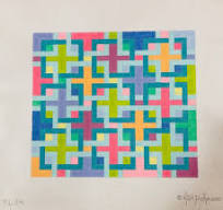 INTERLOCKING SQUARES- PUCCI INSPIRED