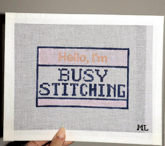 Hello, I'm Busy Stitching