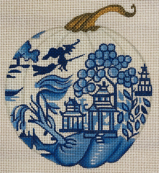 Blue/White Pumpkin