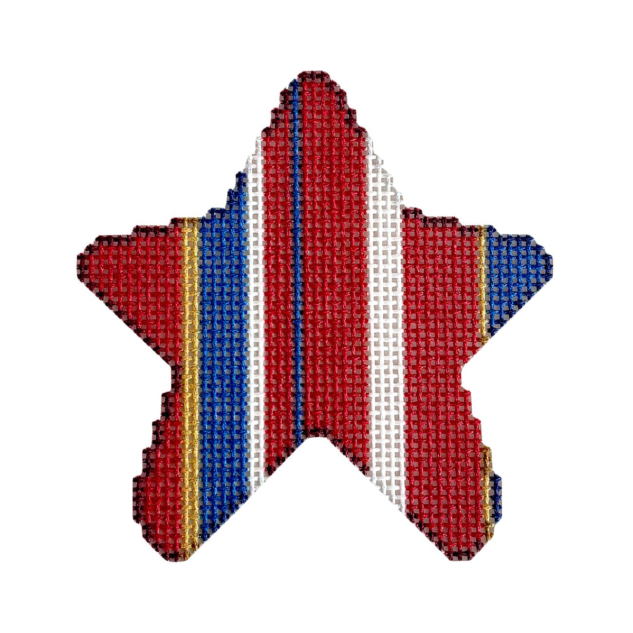 Multi Stripe Mini Star