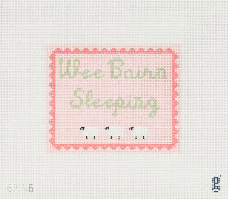 We Bairn Sleeping (pink)