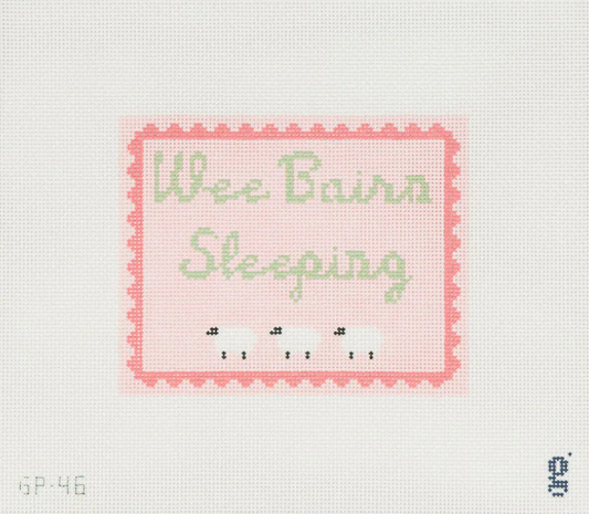 We Bairn Sleeping (pink)